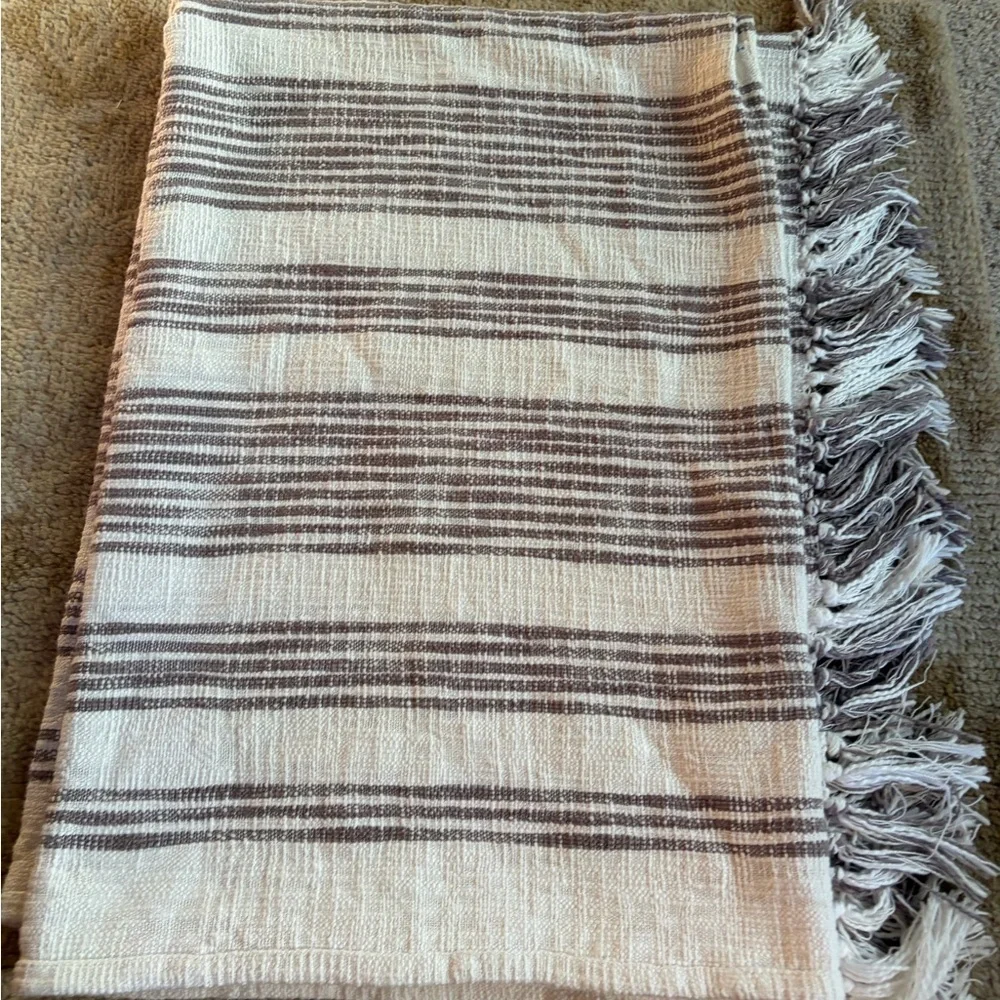 John Robshaw Textiles Nila Striped Throw